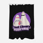 Cool Ghosts Book Club-None-Polyester-Shower Curtain-Paola Locks