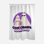 Cool Ghosts Book Club-None-Polyester-Shower Curtain-Paola Locks