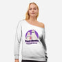 Cool Ghosts Book Club-Womens-Off Shoulder-Sweatshirt-Paola Locks