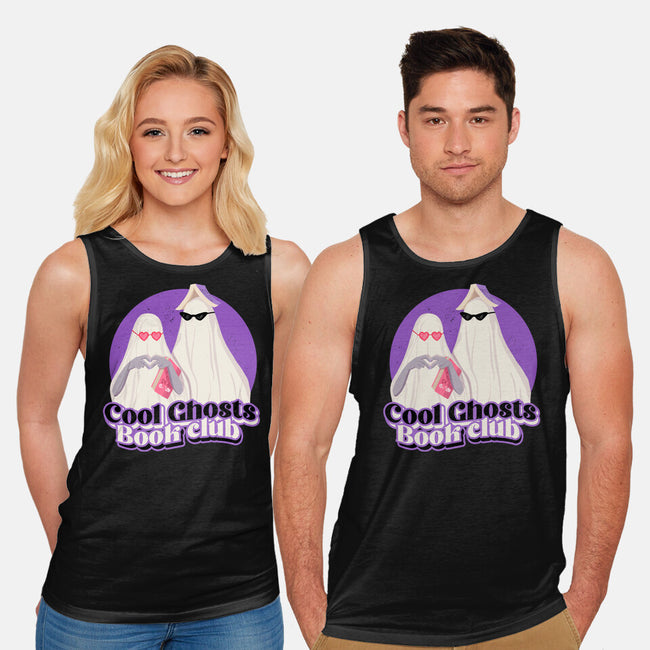 Cool Ghosts Book Club-Unisex-Basic-Tank-Paola Locks