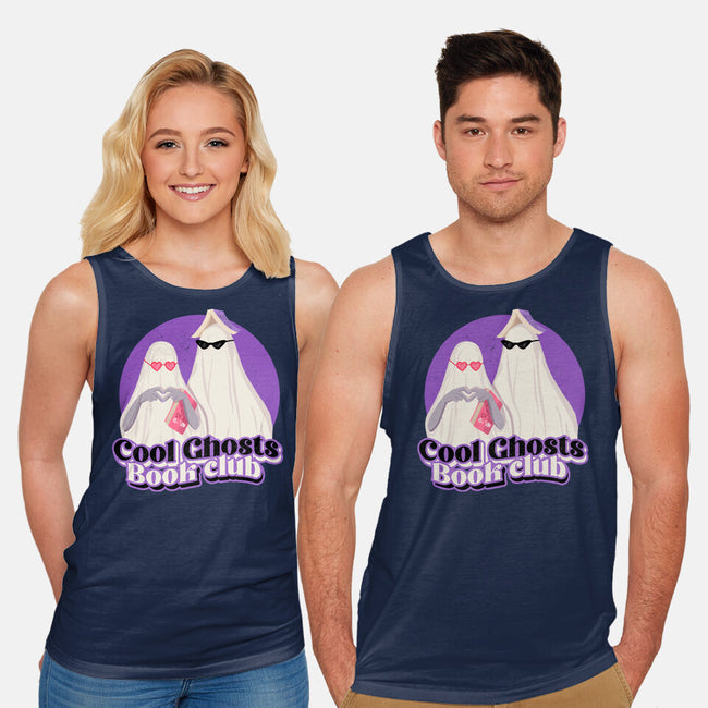 Cool Ghosts Book Club-Unisex-Basic-Tank-Paola Locks