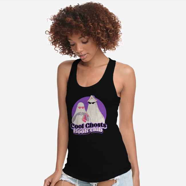 Cool Ghosts Book Club-Womens-Racerback-Tank-Paola Locks