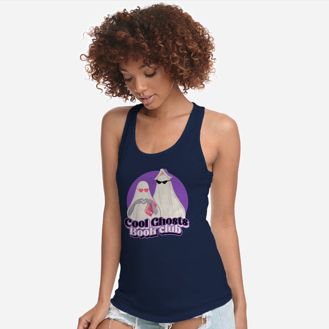 Cool Ghosts Book Club-Womens-Racerback-Tank-Paola Locks