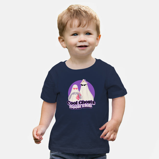 Cool Ghosts Book Club-Baby-Basic-Tee-Paola Locks