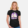 Cool Ghosts Book Club-Womens-Fitted-Tee-Paola Locks