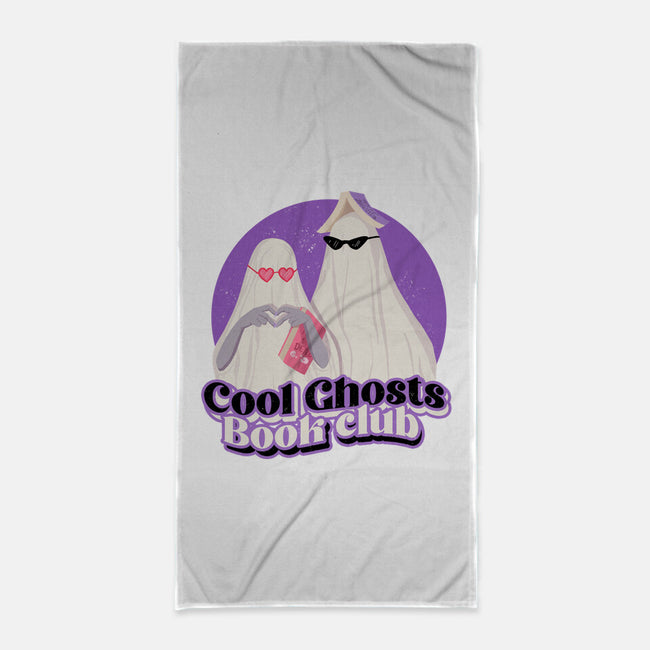 Cool Ghosts Book Club-None-Beach-Towel-Paola Locks