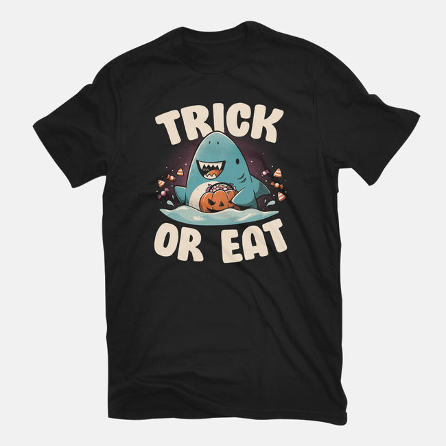 Trick Or Eat-Womens-Basic-Tee-eduely