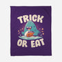 Trick Or Eat-None-Fleece-Blanket-eduely