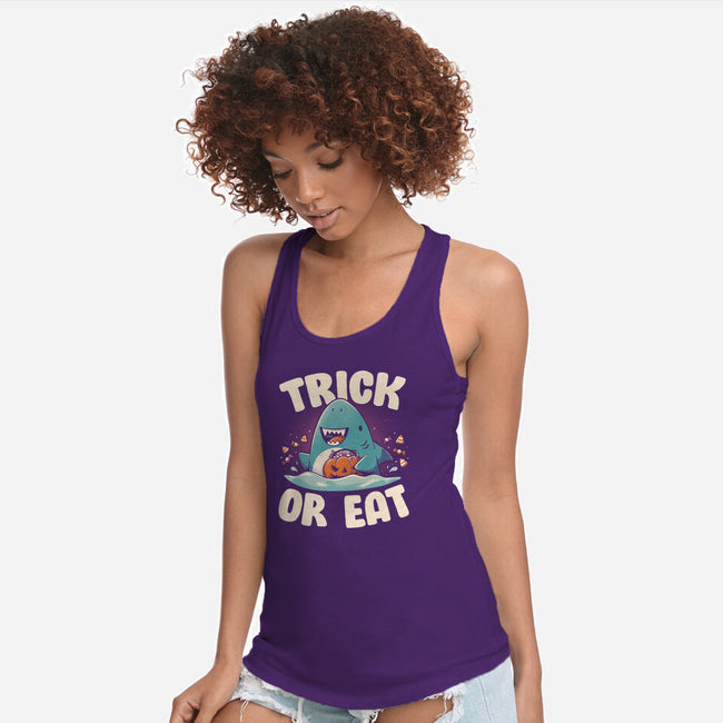 Trick Or Eat-Womens-Racerback-Tank-eduely