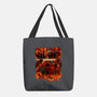 Fire Urban Samurai-None-Basic Tote-Bag-Bruno Mota