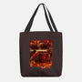 Fire Urban Samurai-None-Basic Tote-Bag-Bruno Mota