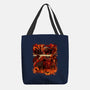 Fire Urban Samurai-None-Basic Tote-Bag-Bruno Mota