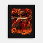 Fire Urban Samurai-None-Stretched-Canvas-Bruno Mota