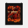 Fire Urban Samurai-None-Matte-Poster-Bruno Mota