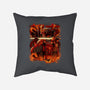 Fire Urban Samurai-None-Removable Cover-Throw Pillow-Bruno Mota