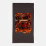 Fire Urban Samurai-None-Beach-Towel-Bruno Mota