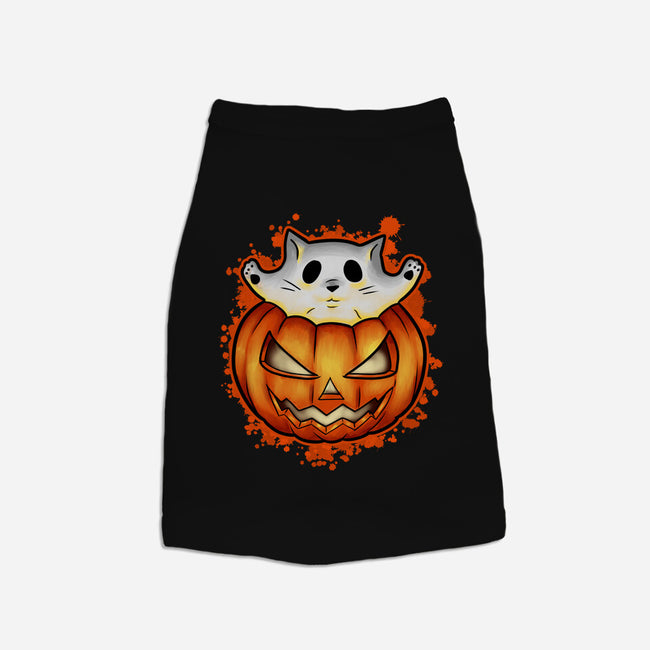 Cat In Pumpkin-Cat-Basic-Pet Tank-nickzzarto