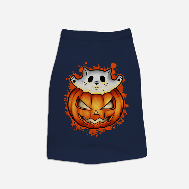 Cat In Pumpkin-Cat-Basic-Pet Tank-nickzzarto