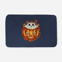 Cat In Pumpkin-None-Memory Foam-Bath Mat-nickzzarto