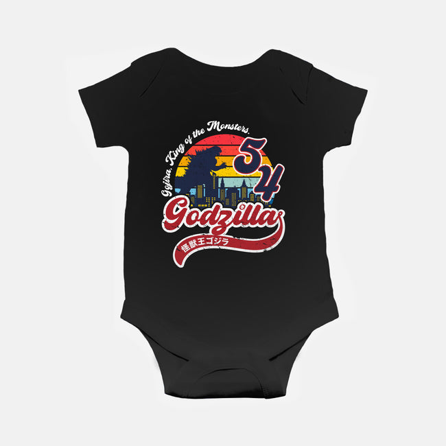 Gojira King Of The Monsters-Baby-Basic-Onesie-DrMonekers