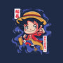 Luffy King Of The Pirates-None-Glossy-Sticker-Ca Mask