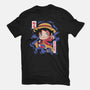 Luffy King Of The Pirates-Womens-Fitted-Tee-Ca Mask