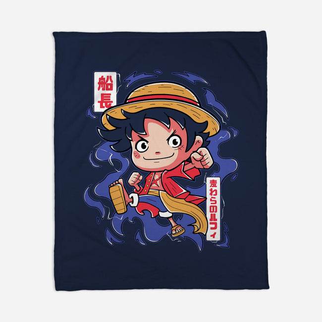 Luffy King Of The Pirates-None-Fleece-Blanket-Ca Mask