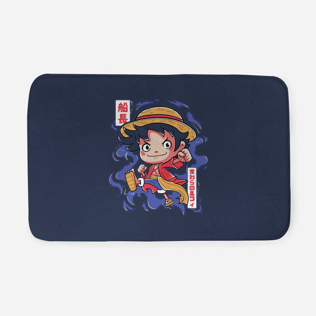 Luffy King Of The Pirates-None-Memory Foam-Bath Mat-Ca Mask