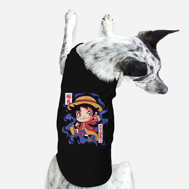 Luffy King Of The Pirates-Dog-Basic-Pet Tank-Ca Mask