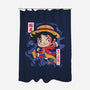 Luffy King Of The Pirates-None-Polyester-Shower Curtain-Ca Mask