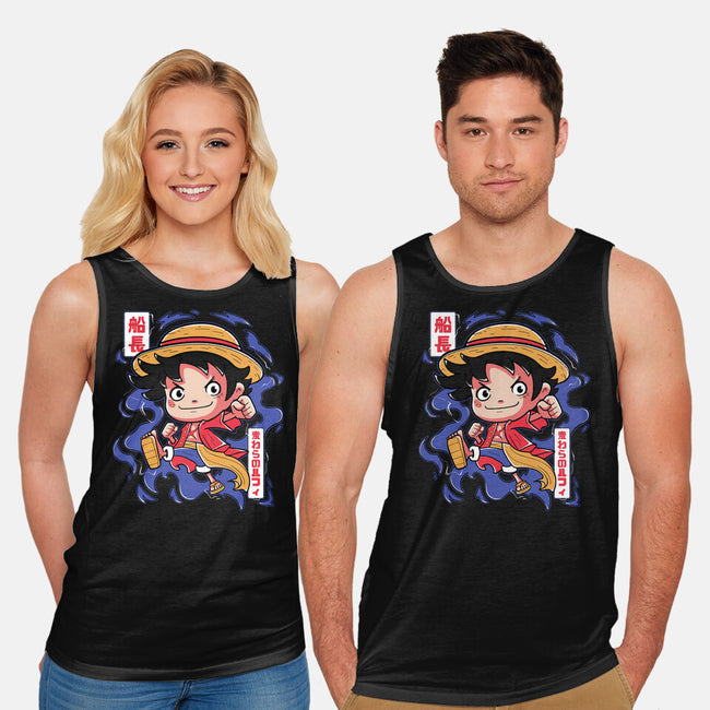 Luffy King Of The Pirates-Unisex-Basic-Tank-Ca Mask