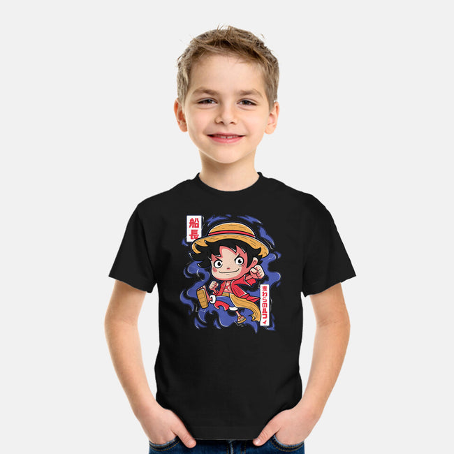 Luffy King Of The Pirates-Youth-Basic-Tee-Ca Mask