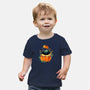 Pumpkin Kitty-Baby-Basic-Tee-Vallina84