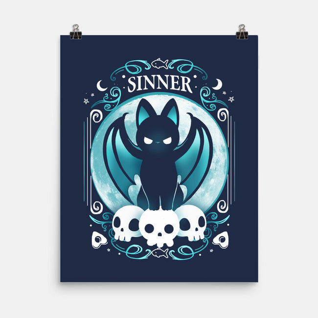 Sinner Cat-None-Matte-Poster-Vallina84