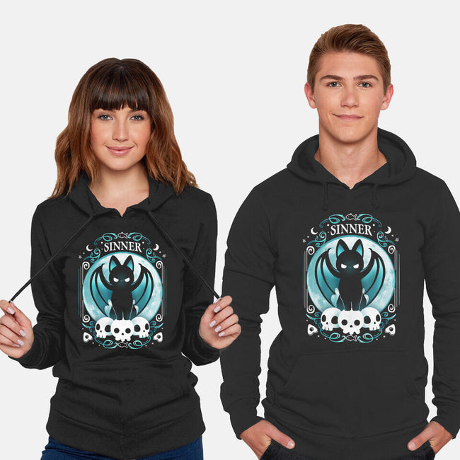 Sinner Cat-Unisex-Pullover-Sweatshirt-Vallina84