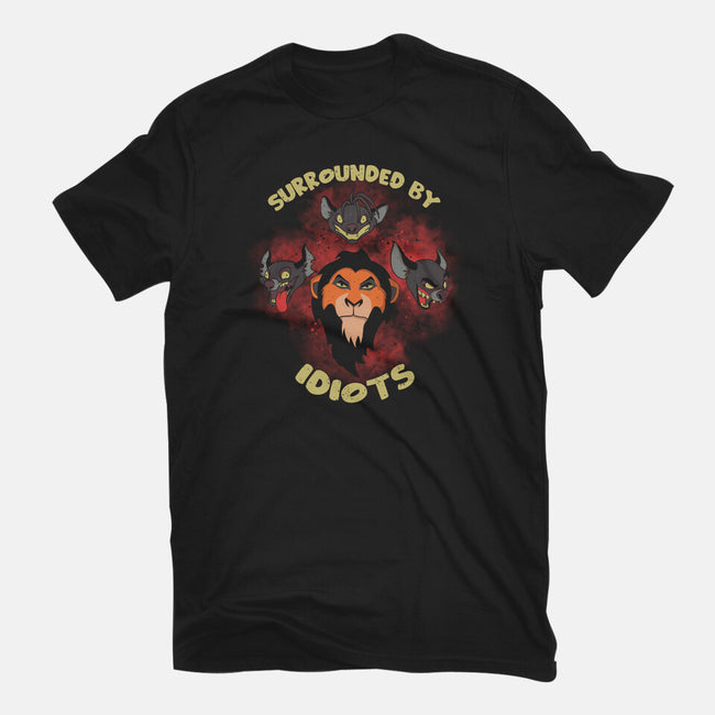 Surrounded By Idiots-Mens-Basic-Tee-turborat14