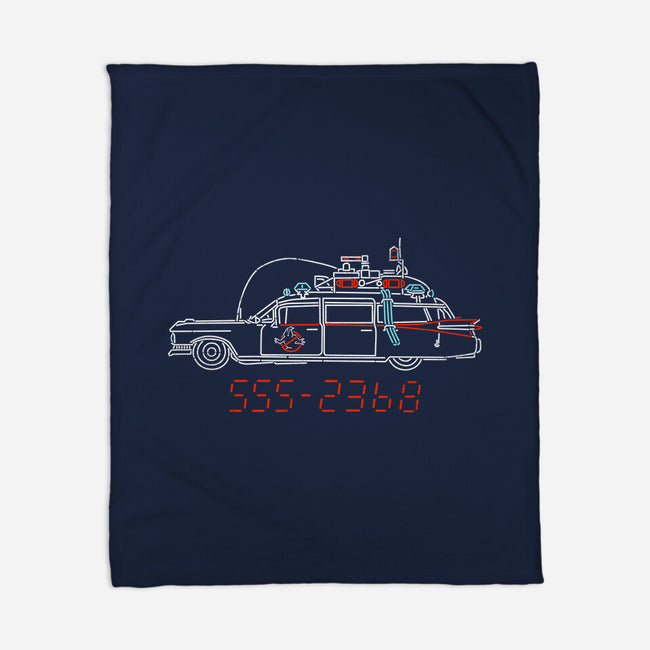 Who You Gonna Call Car-None-Fleece-Blanket-rocketman_art