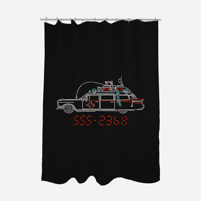 Who You Gonna Call Car-None-Polyester-Shower Curtain-rocketman_art