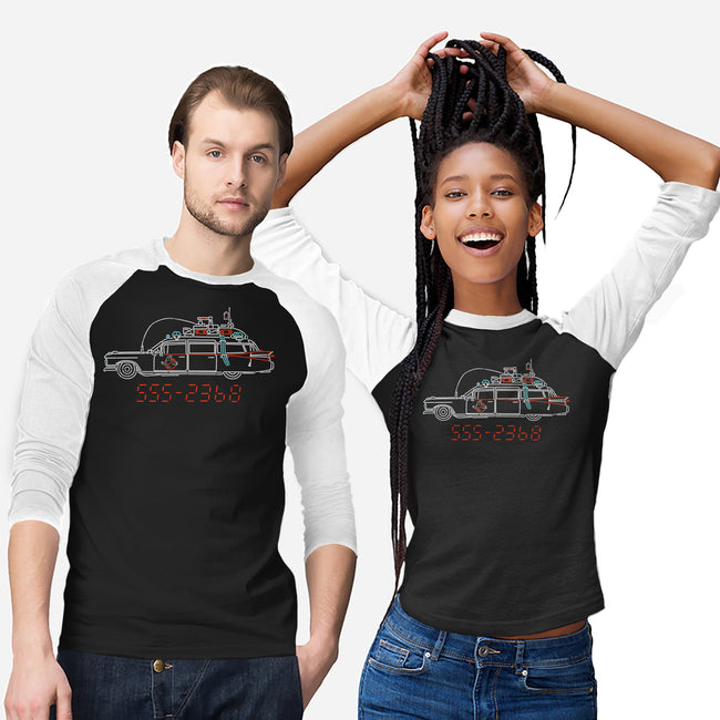 Who You Gonna Call Car-Unisex-Baseball-Tee-rocketman_art