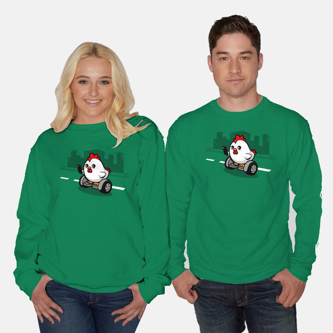 Cross With Ease-Unisex-Crew Neck-Sweatshirt-Boggs Nicolas