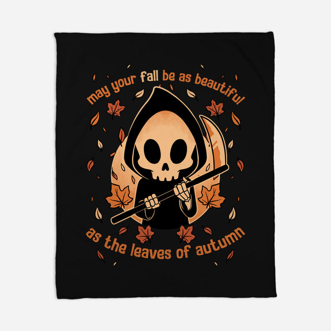 Beautiful Autumn Death-None-Fleece-Blanket-Studio Mootant