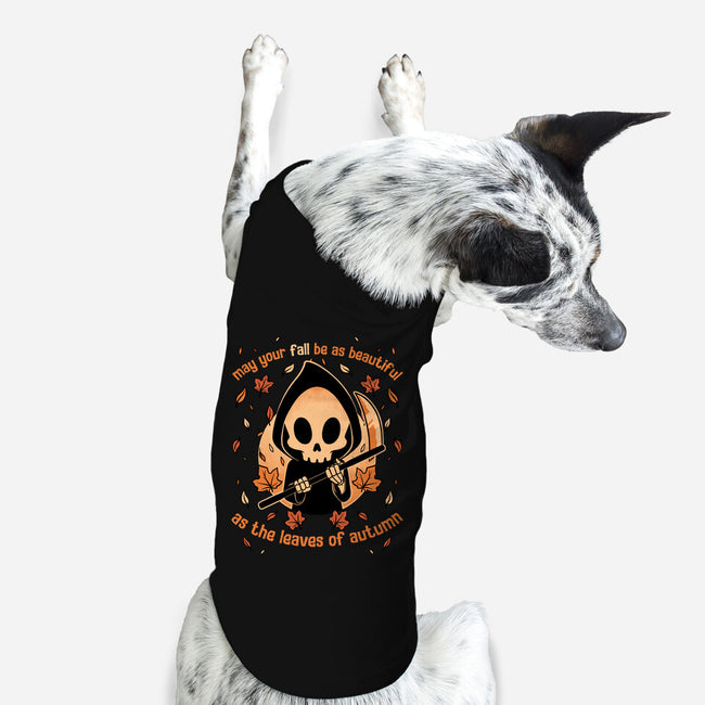 Beautiful Autumn Death-Dog-Basic-Pet Tank-Studio Mootant