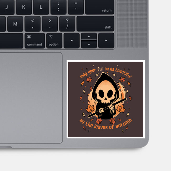 Beautiful Autumn Death-None-Glossy-Sticker-Studio Mootant