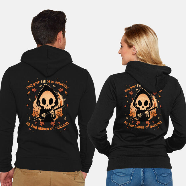 Beautiful Autumn Death-Unisex-Zip-Up-Sweatshirt-Studio Mootant