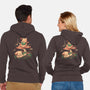 Kupo Readings-Unisex-Zip-Up-Sweatshirt-eduely