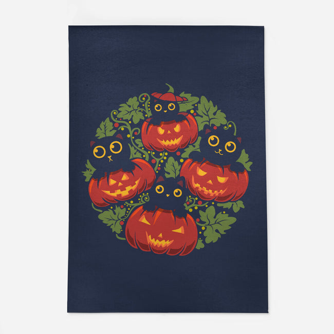 Pumpkin Kitten Family-None-Indoor-Rug-erion_designs