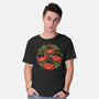 Pumpkin Kitten Family-Mens-Basic-Tee-erion_designs