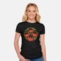 Pumpkin Kitten Family-Womens-Fitted-Tee-erion_designs