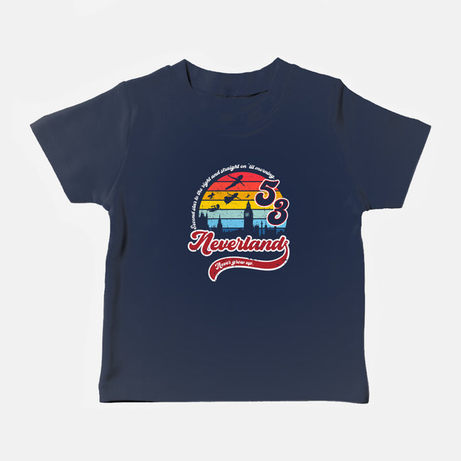 Never Grow Up-Baby-Basic-Tee-DrMonekers