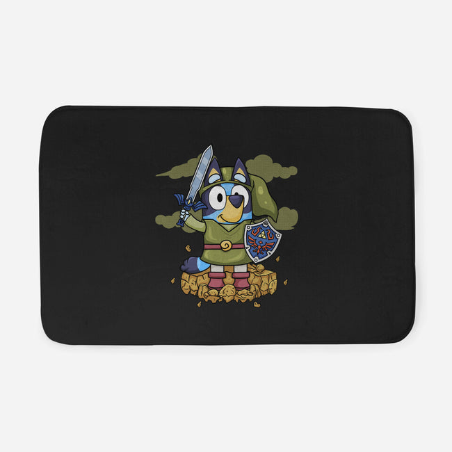 Legend Of Bluey-None-Memory Foam-Bath Mat-JamesQJO